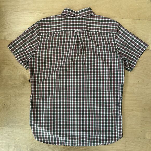 Fjallraven Ovik Shirt Medium Multicolor Short Sleeve Button Up Outerwear - Picture 7 of 8